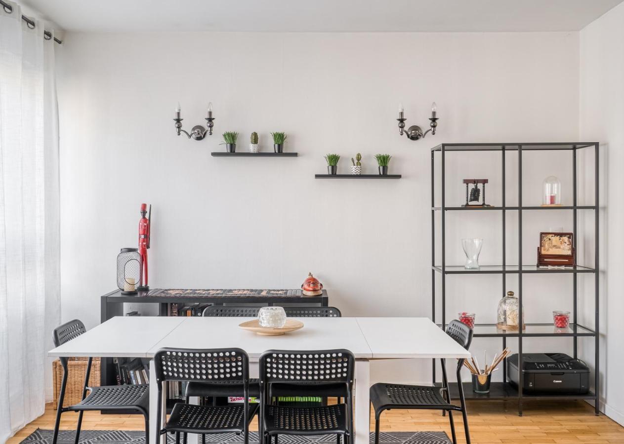 Superbe Apart 2 Rooms Lumineaux Parking Casa リヨン エクステリア 写真